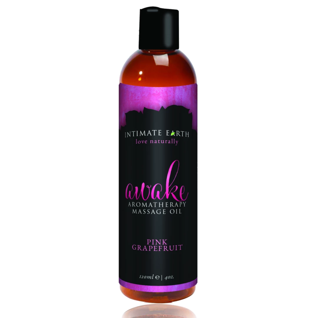 Olejek do masażu z aromatem pieprzu i grejpfruta Intimate Earth Awake 120 ml