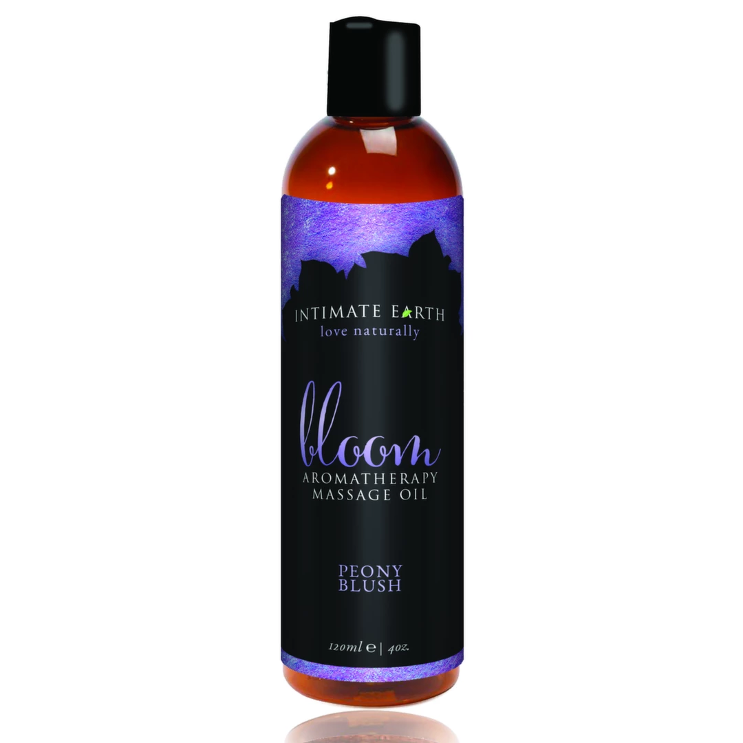 Olejek do masażu z aromatem piwonii Intimate Earth Bloom 120 ml