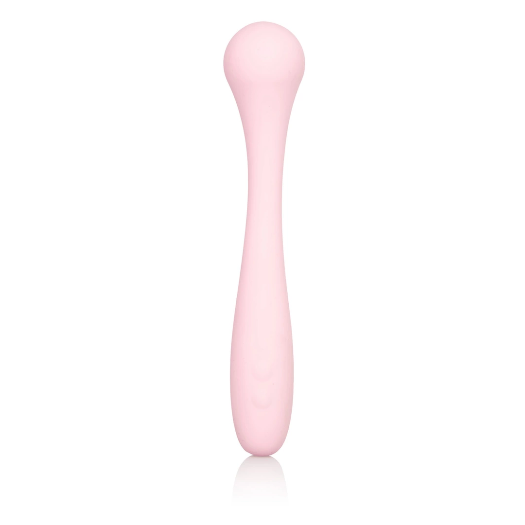 Beżowy silikonowy wibrator do masturbacji punktu G Inspire Vibrating G Wand 