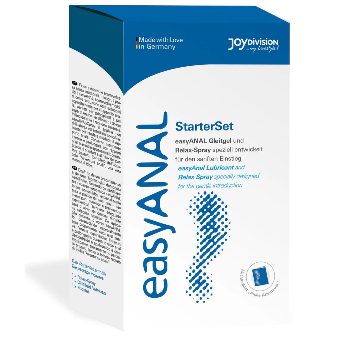 Zestaw hybrydowy lubrykant analny i żel do seksu analnego Joydivision easyANAL Bundle
