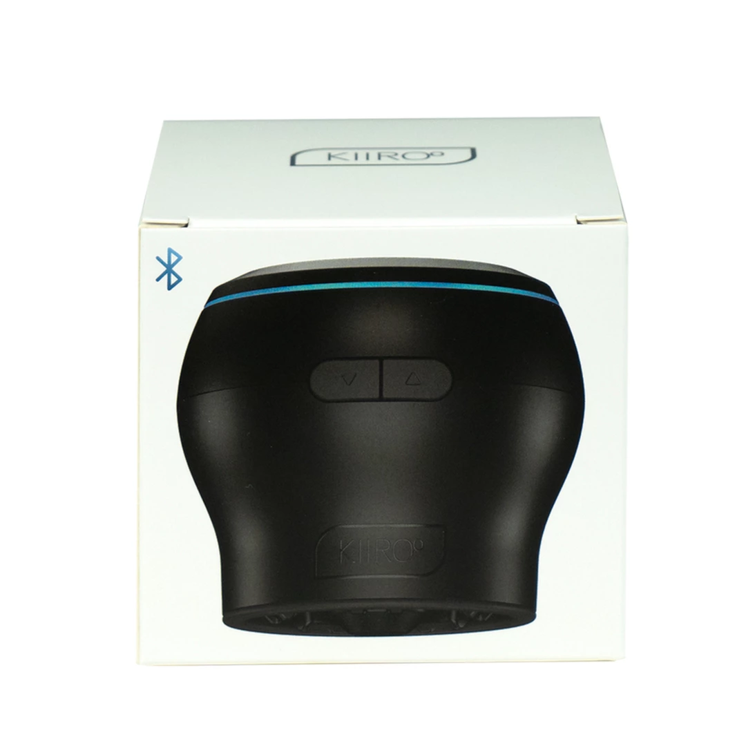 Nakładka masturbacyjna czarna na penisa z funkcją ssania Kiiroo PowerBlow