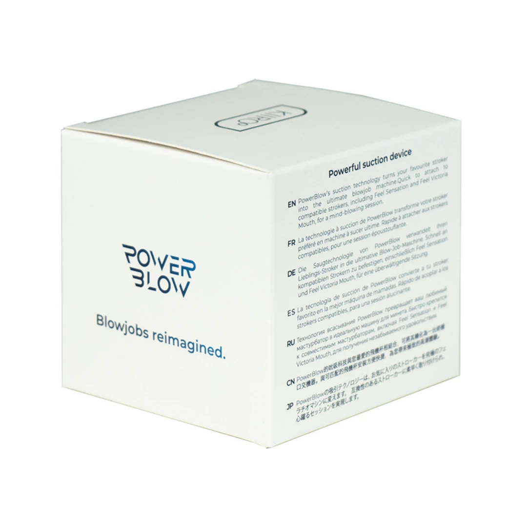 Nakładka masturbacyjna czarna na penisa z funkcją ssania Kiiroo PowerBlow