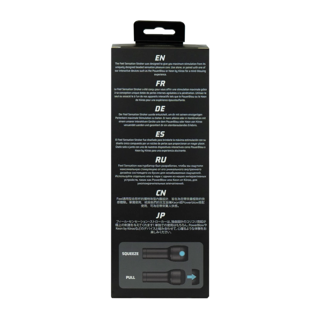 Masturbator czarny z efektem ssania Kiiroo FeelSensation