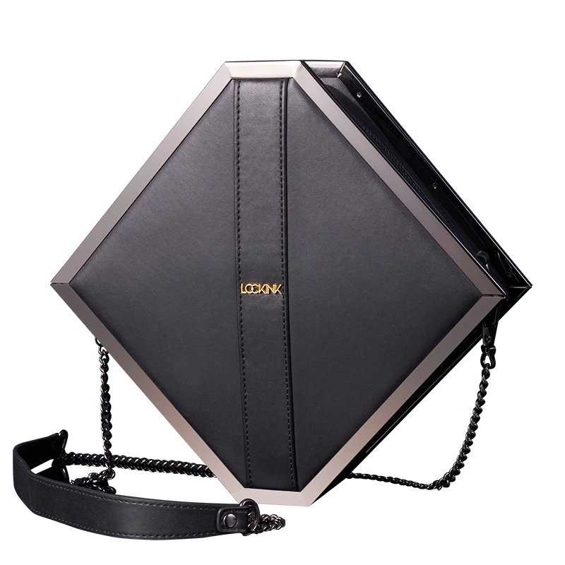 LOCKINK Elegancka torba z zestawem akcesoriow bondage, czarna