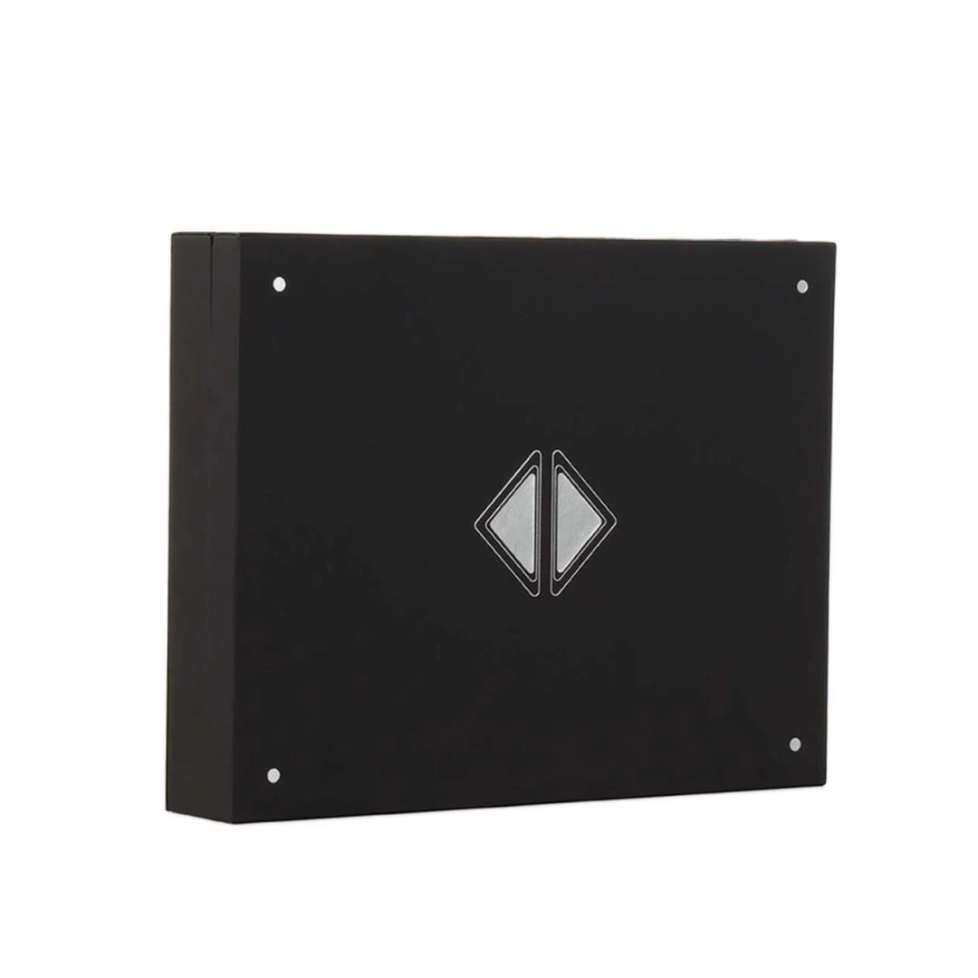 LOCKINK Opaska na oczy skorzana z regulacją klamrami czarna