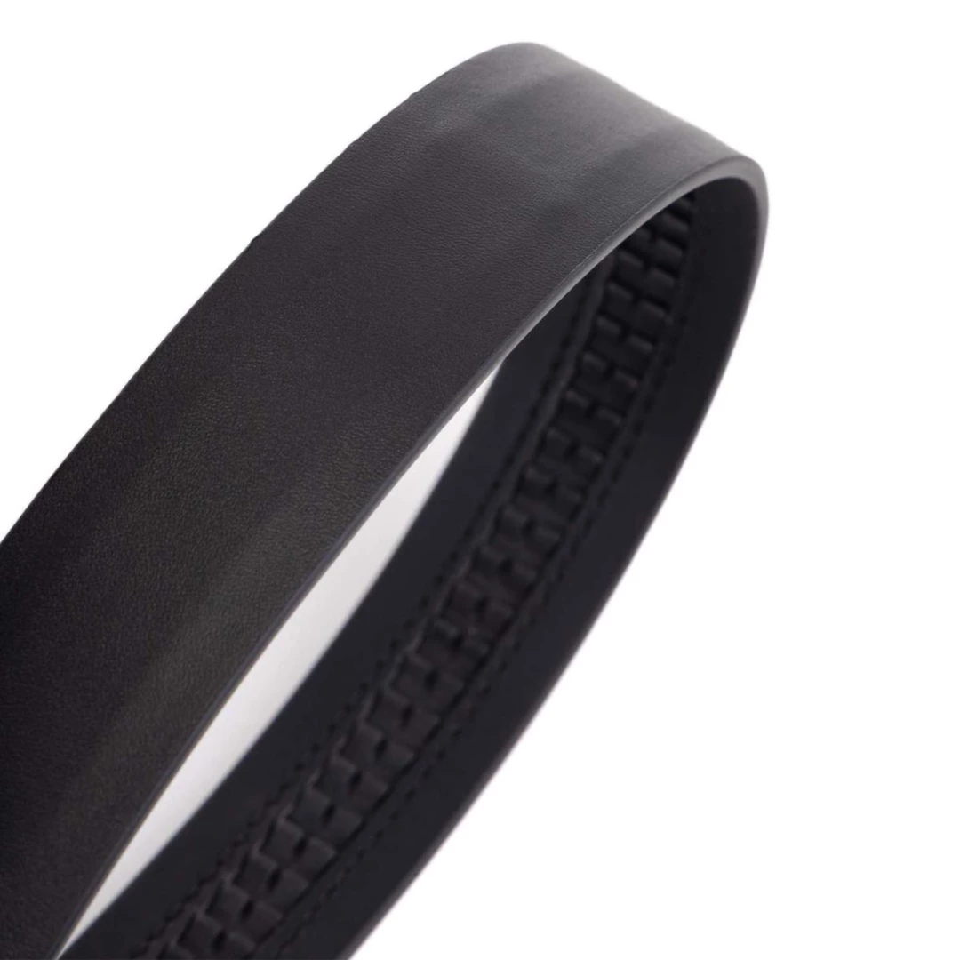 LOCKINK Opaska na oczy skorzana z regulacją klamrami czarna