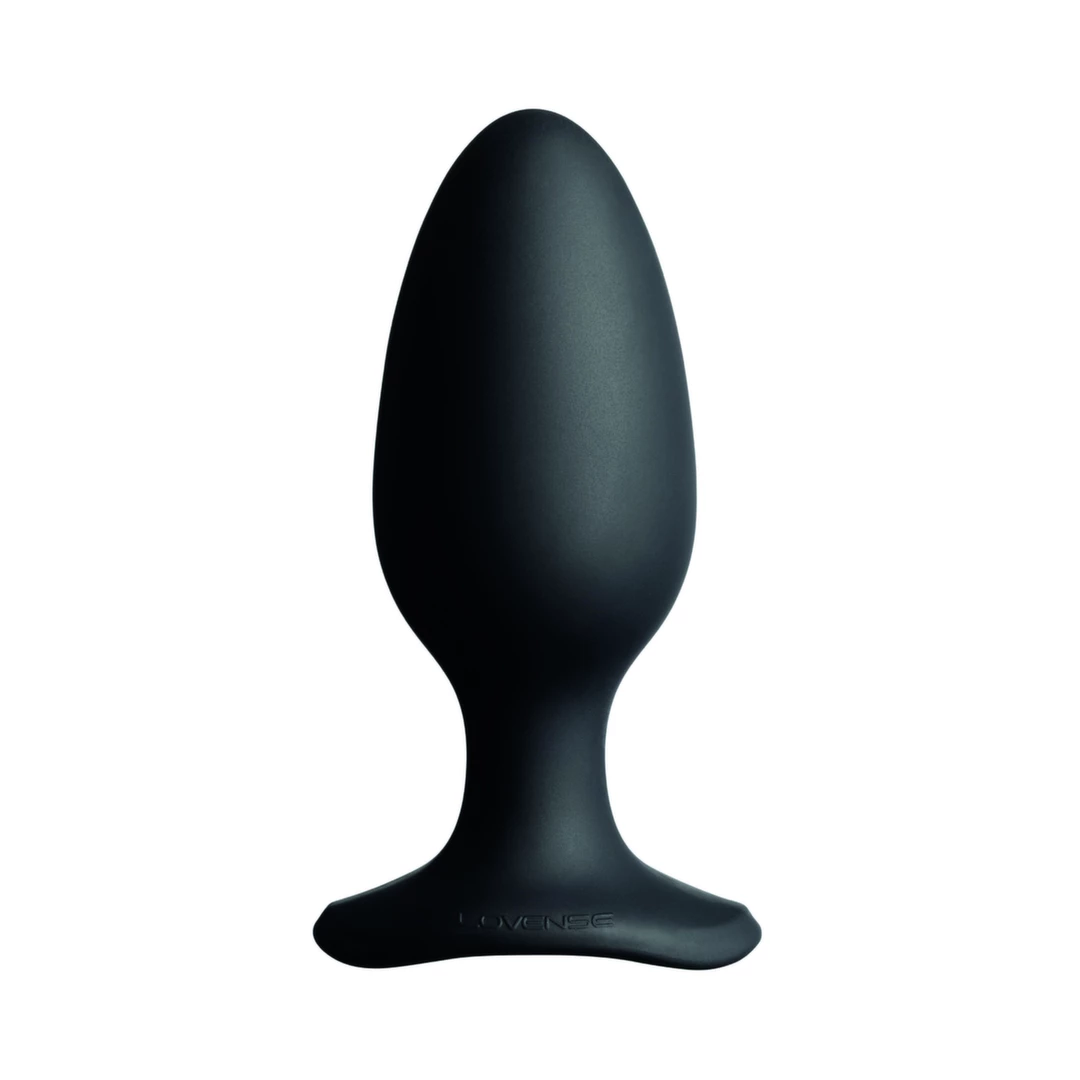 Czarny silikonowy korek analny do stymulacji analnej L Lovense Hush 2 