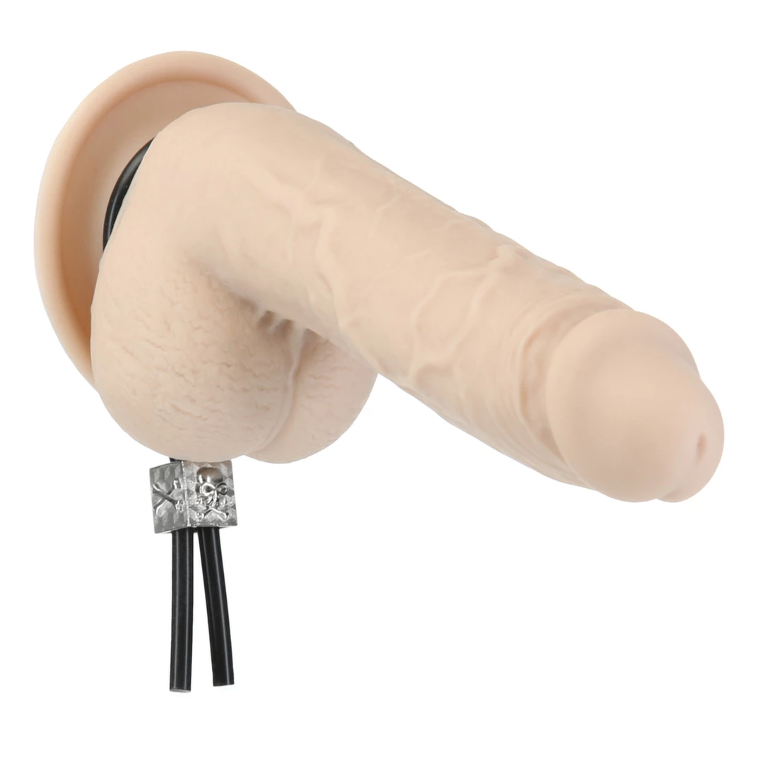 Pierścień erekcyjny silikonowy czarny na penisa regulowany Lux Active Tether Adjustable 