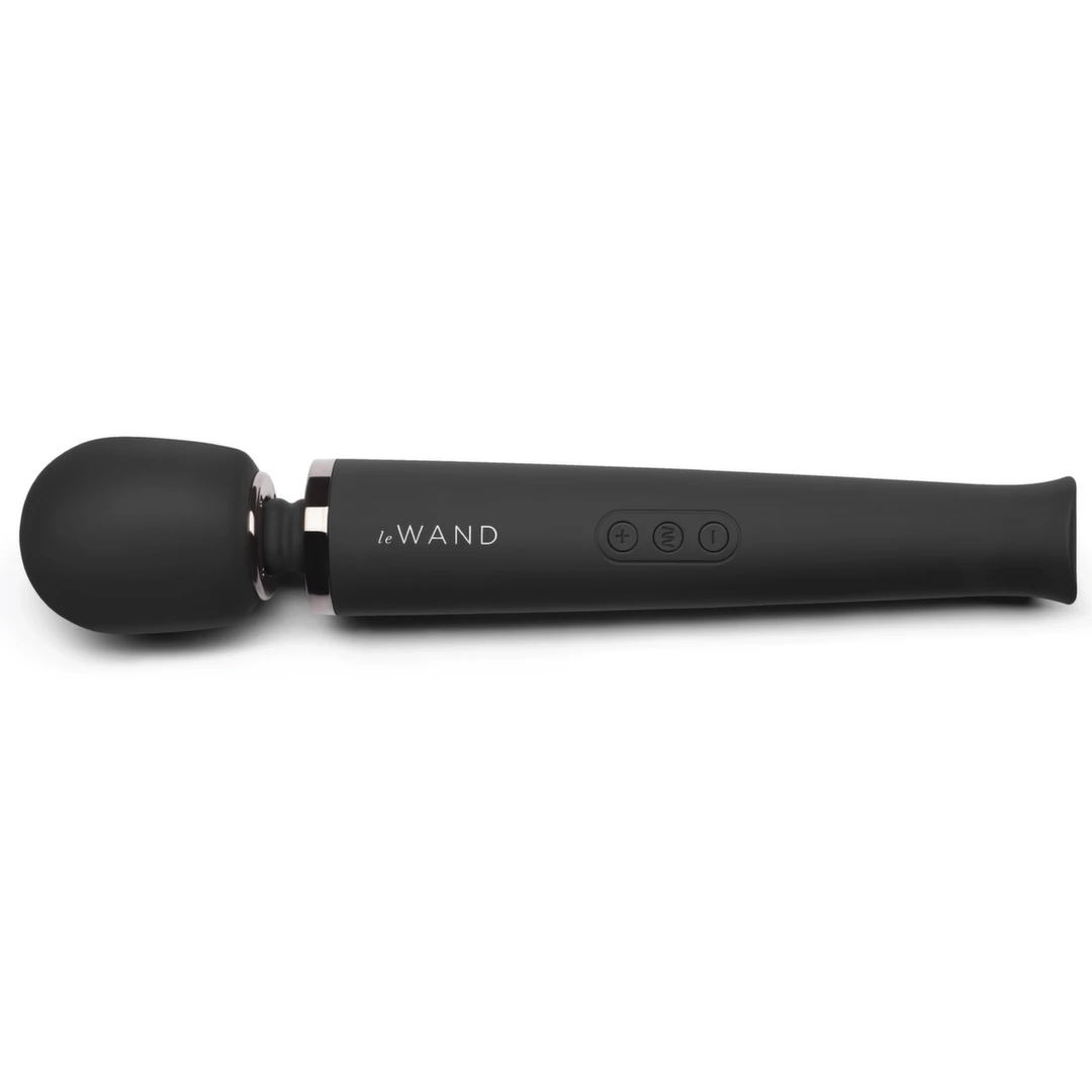 Masażer silikonowy do masturbacji łechtaczki duży w kolorze czarnym Le Wand Massager