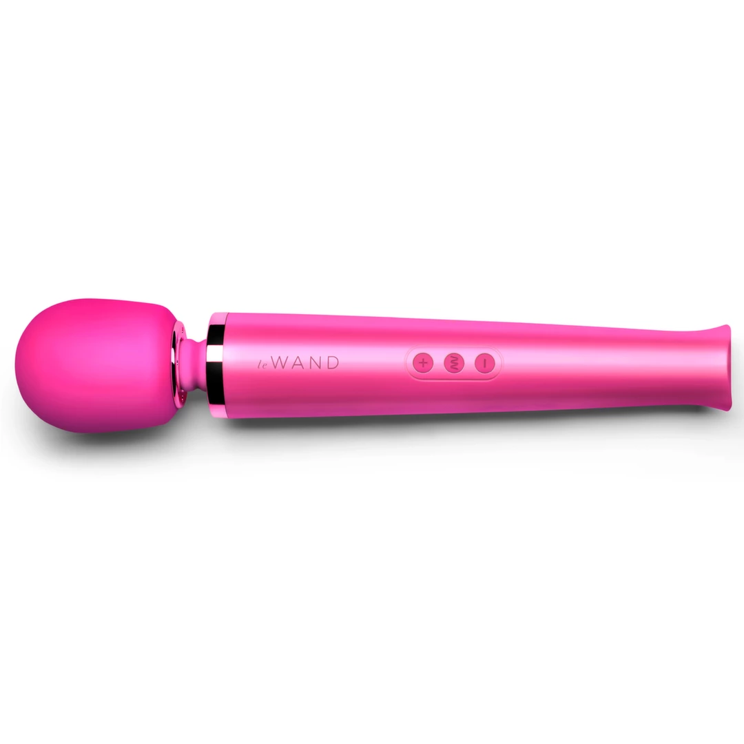 Duży różowy silikonowy masażer łechtaczki do masturbacji Le Wand Massager Magenta
