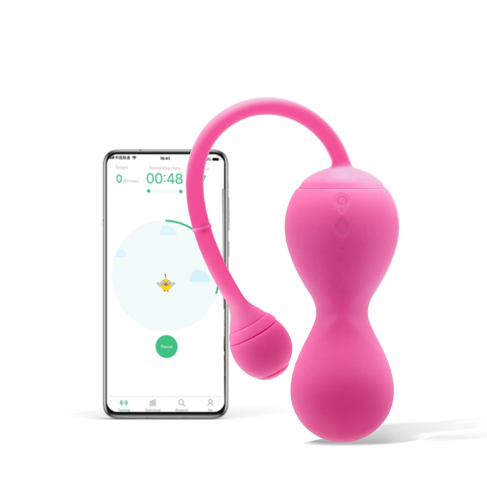 Różowe silikonowe jajko wibrujące do stymulacji pochwy Magic Motion Smart Kegel Master 