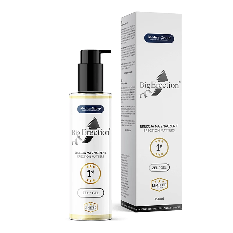 Żel na mocną erekcję na bazie wody Medica-Group Bigerection 150 ml