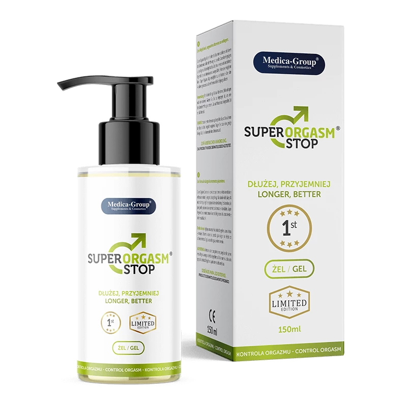 Żel na opóźnienie orgazmu na bazie wody Super Orgasm Stop Żel 150 ml