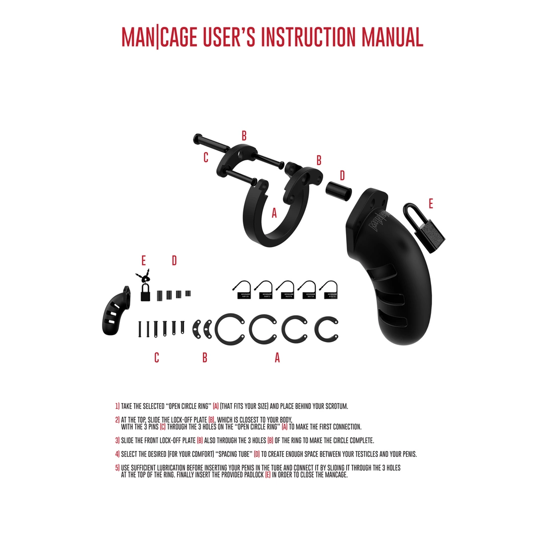 Klatka na penisa Chastity  11,5 cm