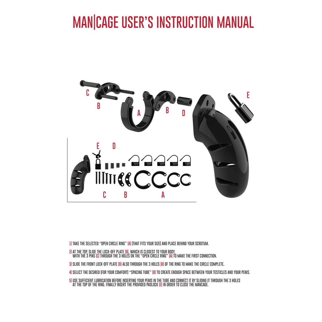 Klatka na penisa 14 cm - Chastity Cock