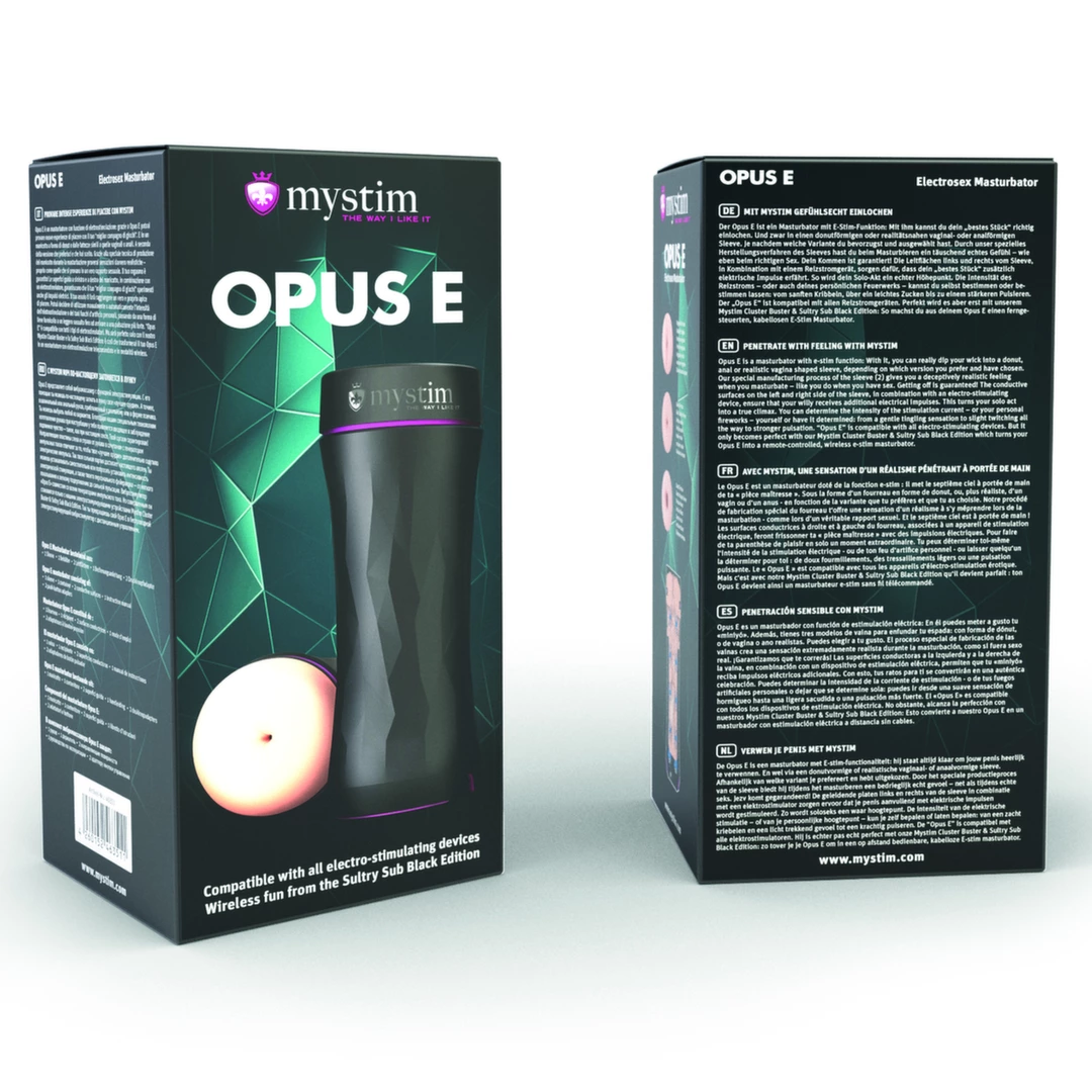 Masturbator - Mystim Opus E-Masturbator Anus