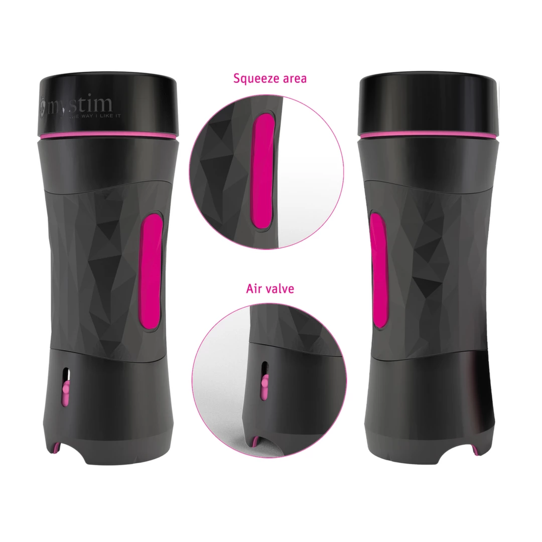 Beżowy masturbator do masturbacji penisa z realistyczną teksturą wewnętrzną Mystim Micaela Schaefer