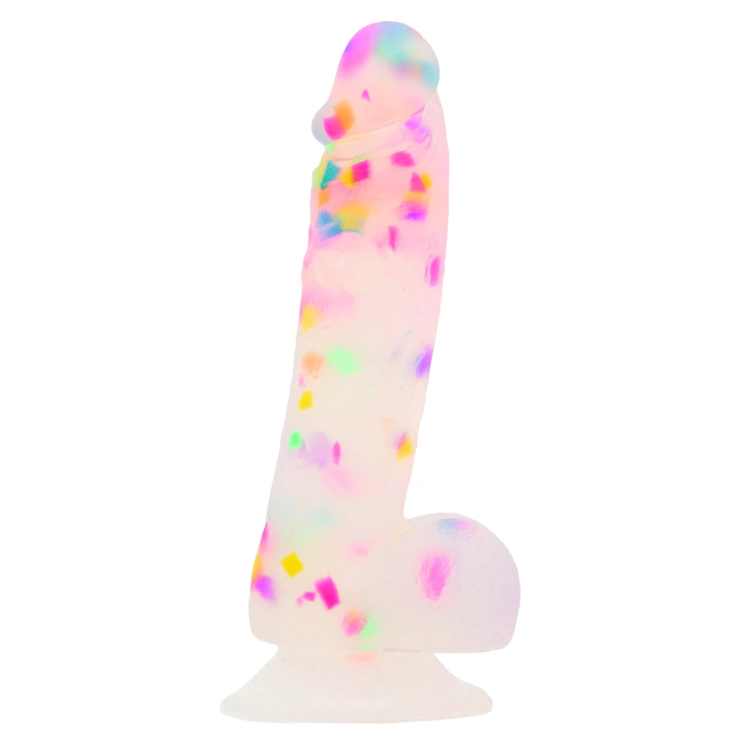 Realistyczne zakrzywione dildo silikonowe do masturbacji wielokolorowe zakrzywione Addiction Party Marty Dong 19 cm Realistyczne zakrzywione dildo silikonowe do masturbacji wielokolorowe zakrzywione Addiction Party Marty Dong 19 cm