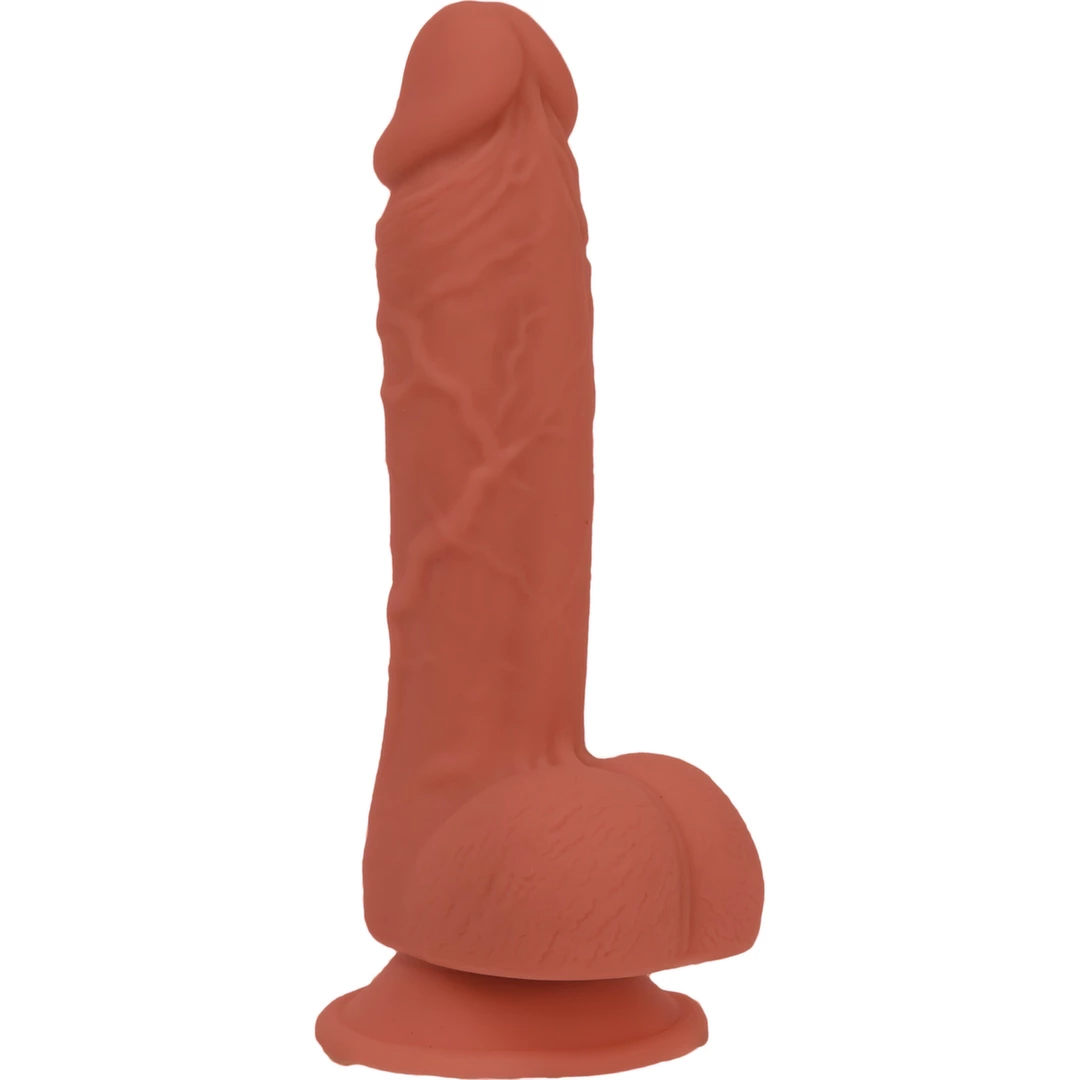 Realistyczne zakrzywione dildo silikonowe do masturbacji w kolorze brązowym Addiction Steven Dong 19 cm Realistyczne zakrzywione dildo silikonowe do masturbacji w kolorze brązowym Addiction Steven Dong 19 cm