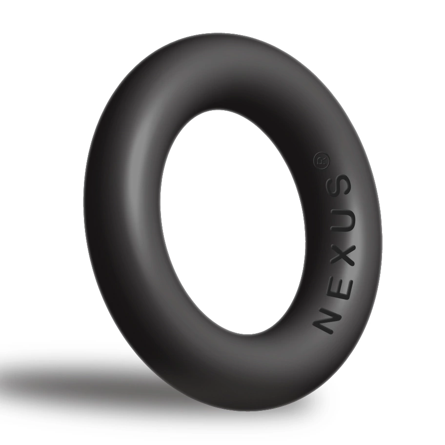 Pierścień erekcyjny silikonowy czarny na penisa Nexus Enduro Plus