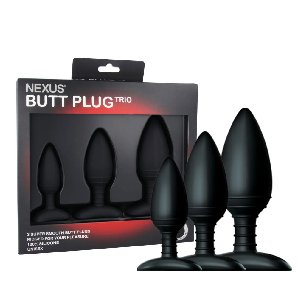 Zestaw 3 plugów analnych silikonowych Nexus Butt Plug Trio Set