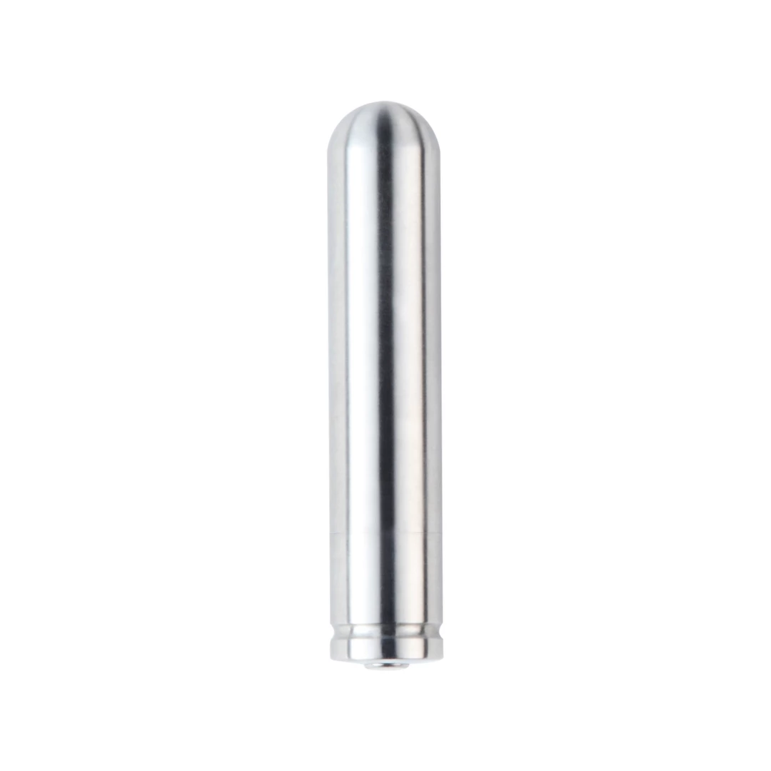 Miniwibrator srebrny stalowy do masturbacji łechtaczki Nexus Ferro Stainless 