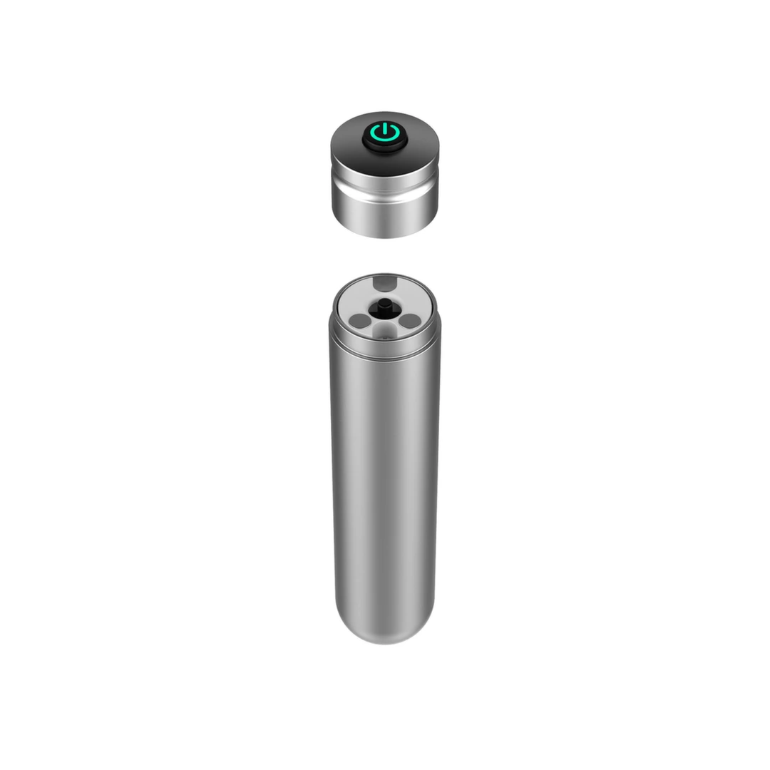 Miniwibrator srebrny stalowy do masturbacji łechtaczki Nexus Ferro Stainless 
