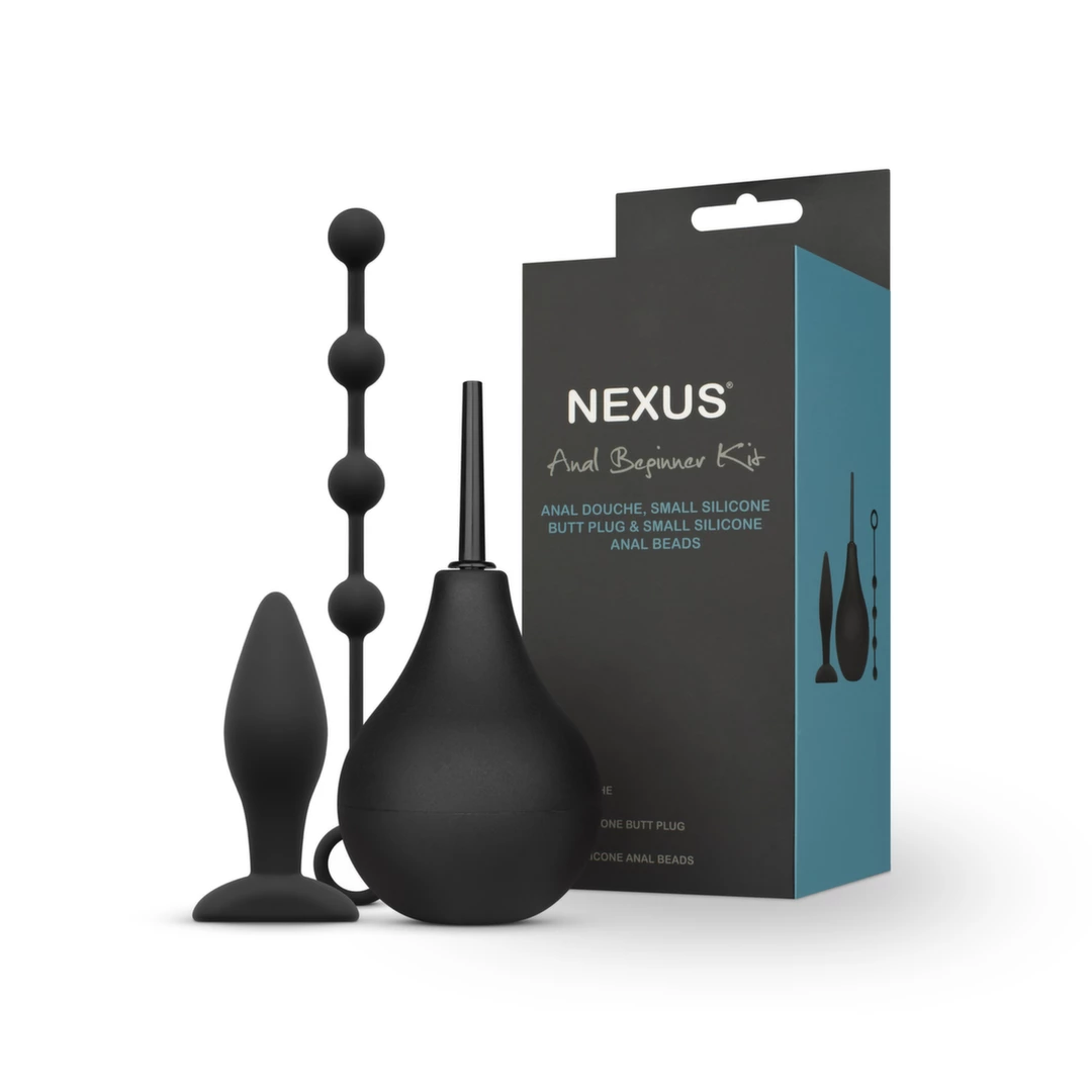 Zestaw akcesoriów analnych z silikonu Nexus Anal Beginner Kit