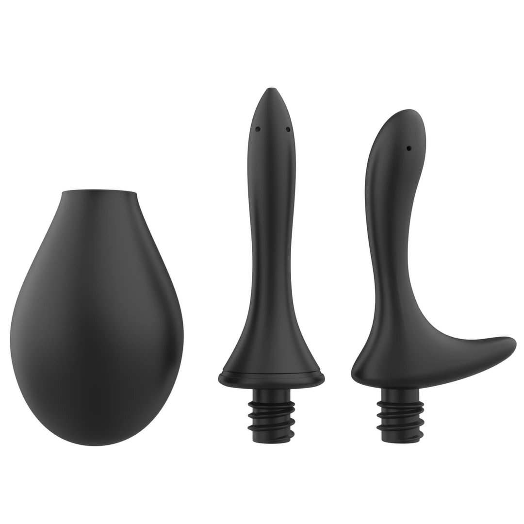Gruszka i 2 wymienne końcówki Nexus Anal Douche with Two Sillicone Nozzles