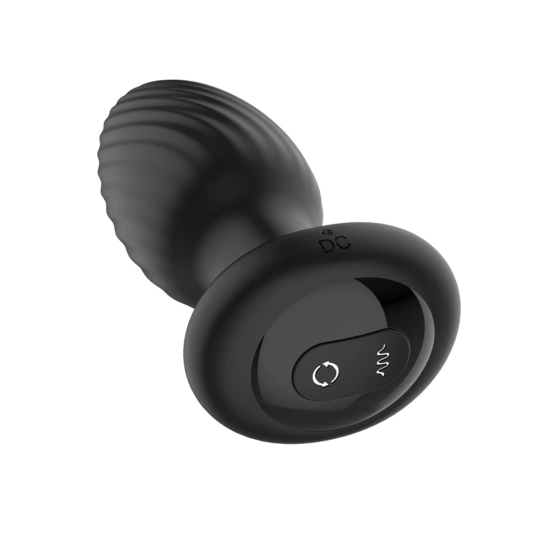 Plug analny wibrujący Nexus Tornado Black 10 cm