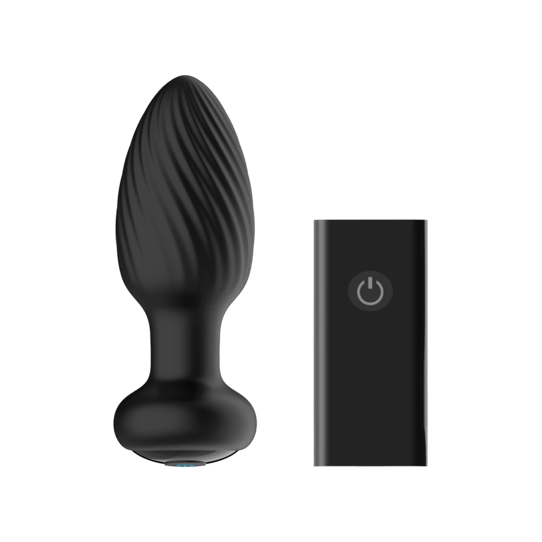 Plug analny wibrujący Nexus Tornado Black 10 cm