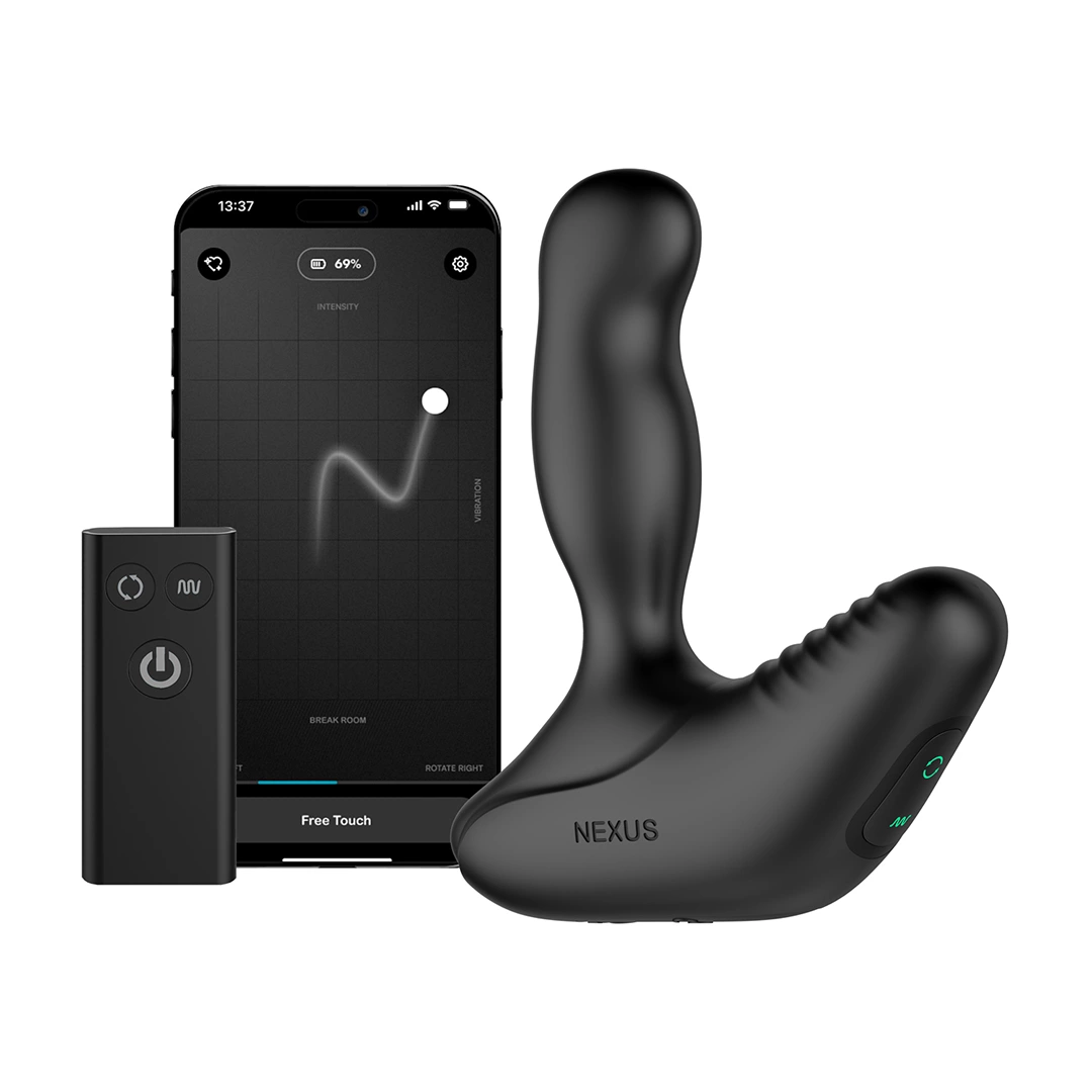 Nexus Revo Stealth Intymny masażer rotacyjny silikonowy, sterowanie pilotem
