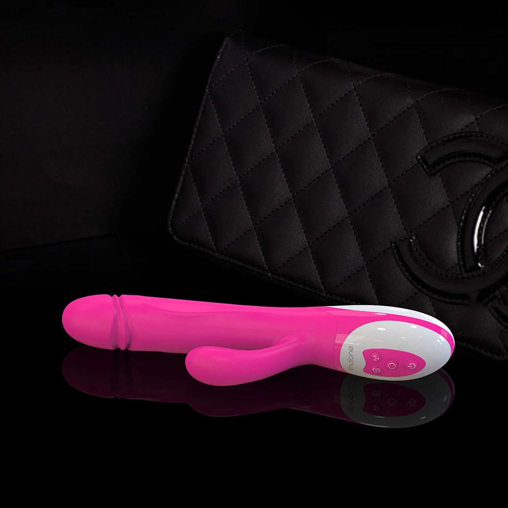 Duży realistyczny wibrator do masturbacji łechtaczki i punktu G w kolorze różowym Nalone Wave