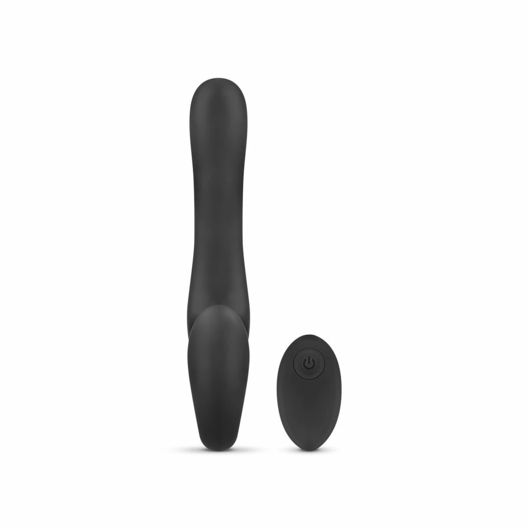 NO-PARTS Avery Strapless Vibrator z Pilotem 22 cm Silikonowy