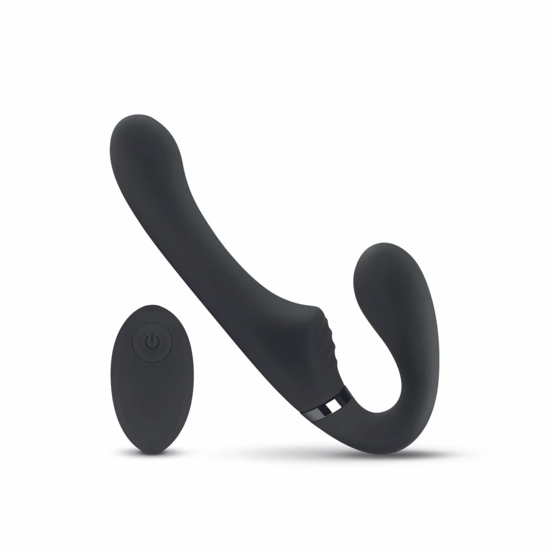 NO-PARTS Avery Strapless Vibrator z Pilotem 22 cm Silikonowy