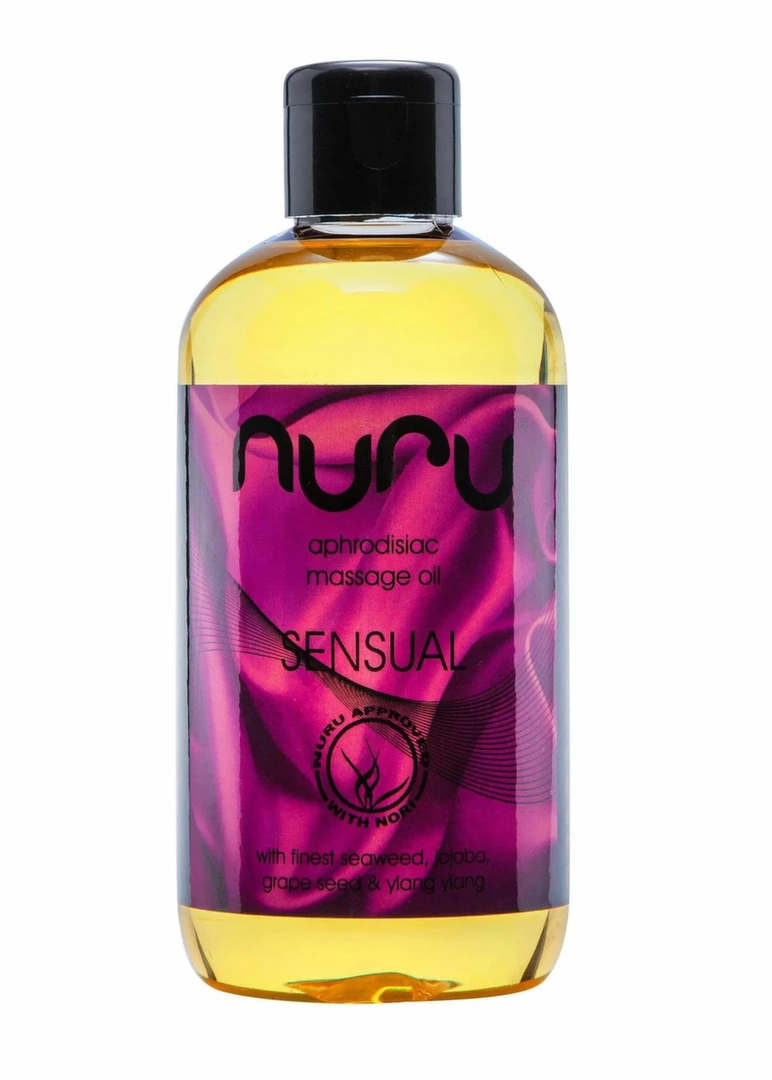 Olejek do masażu o aromacie winogron i ylang ylang Nuru Sensual 250 ml
