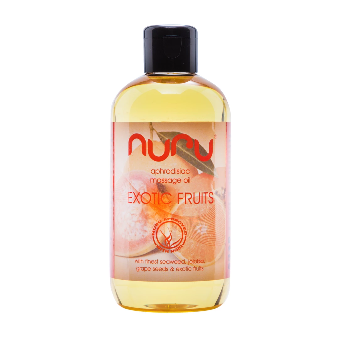 Olejek do masażu o aromacie owoców egzotycznych Nuru Exotic Fruits 250 ml