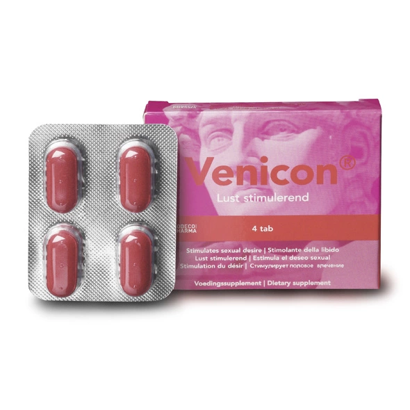 Tabletki wzmacniające orgazm dla kobiet Cobeco Pharma Venicom 4 szt