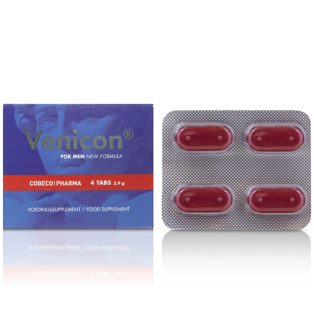 Tabletki wzmacniające orgazm dla mężczyzn Cobeco Pharma Venicom 4 szt