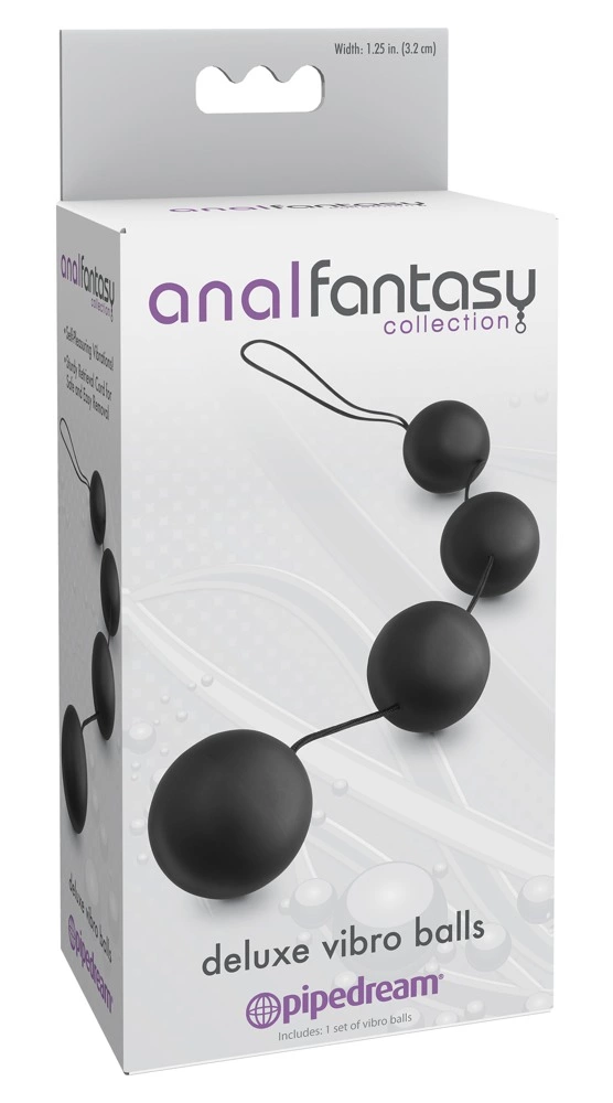 Wibrujące kulki gejszy silikonowe Anal Fantasy 40 cm