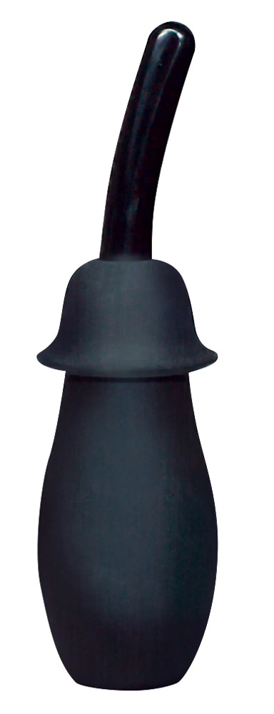 Zestaw gruszek analnych wykonanych z czarnego silikonu z różnymi nasadkami Bad Kitty Intimate shower Zestaw gruszek analnych wykonanych z czarnego silikonu z różnymi nasadkami Bad Kitty Intimate shower