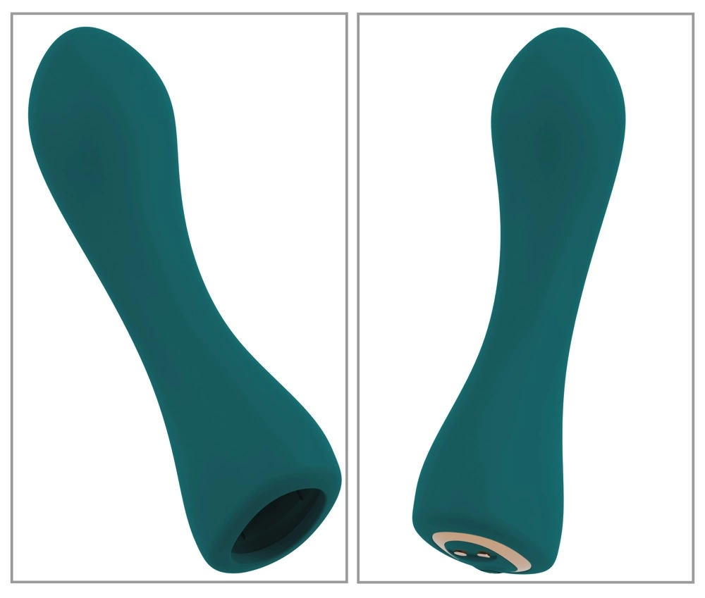 Zestaw miniwibratorów dla par wykonany z silikonu w kolorze zielonym Couples Choice 4 szt