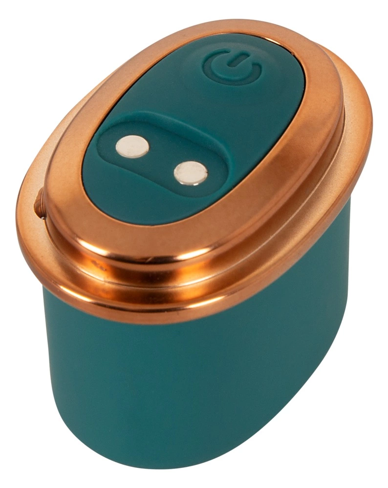 Zestaw miniwibratorów dla par wykonany z silikonu w kolorze zielonym Couples Choice 4 szt