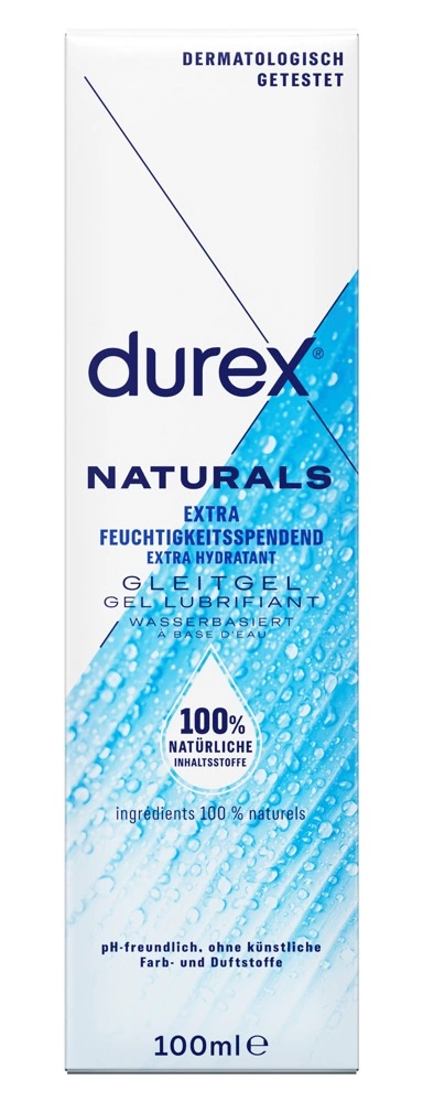 Naturalny nawilżający lubrykant na bazie wody Durex Naturals 100 ml