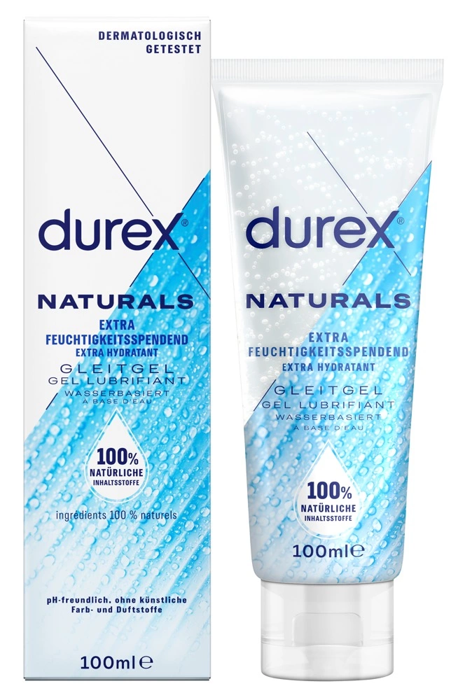 Naturalny nawilżający lubrykant na bazie wody Durex Naturals 100 ml Naturalny nawilżający lubrykant na bazie wody Durex Naturals 100 ml