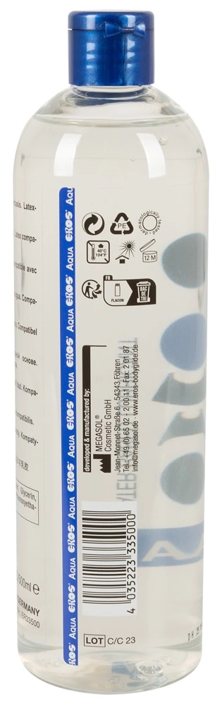 Lubrykant na bazie wody do seksu waginalnego EROS Aqua 500 ml 