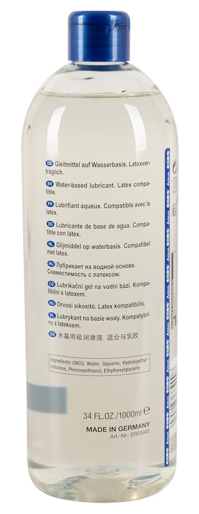 Lubrykant na bazie wody do seksu waginalnego EROS Aqua 1000 ml