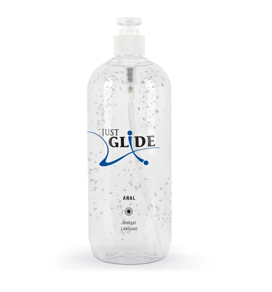 Analny lubrykant nawilżający na bazie wody Just Glide 1000 ml