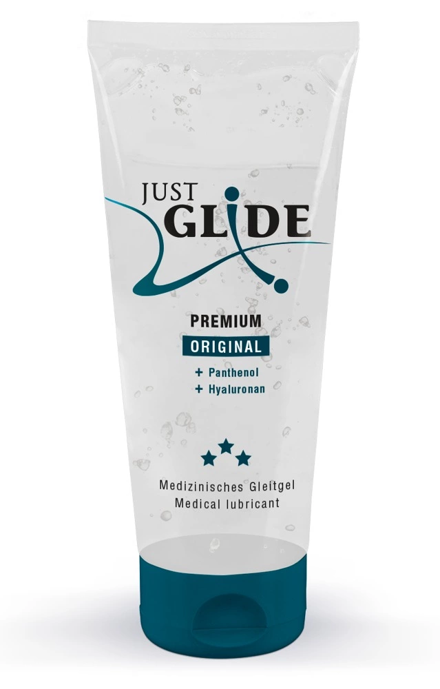 Nawilżający lubrykant na bazie wody Just Glide Premium 200 ml