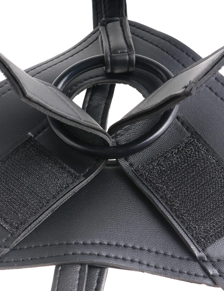 Realistyczny strapon do masturbacji waginy w kolorze beżowym i czarnym King Cock Strap On 20 cm Realistyczny strapon do masturbacji waginy w kolorze beżowym i czarnym King Cock Strap On 20 cm